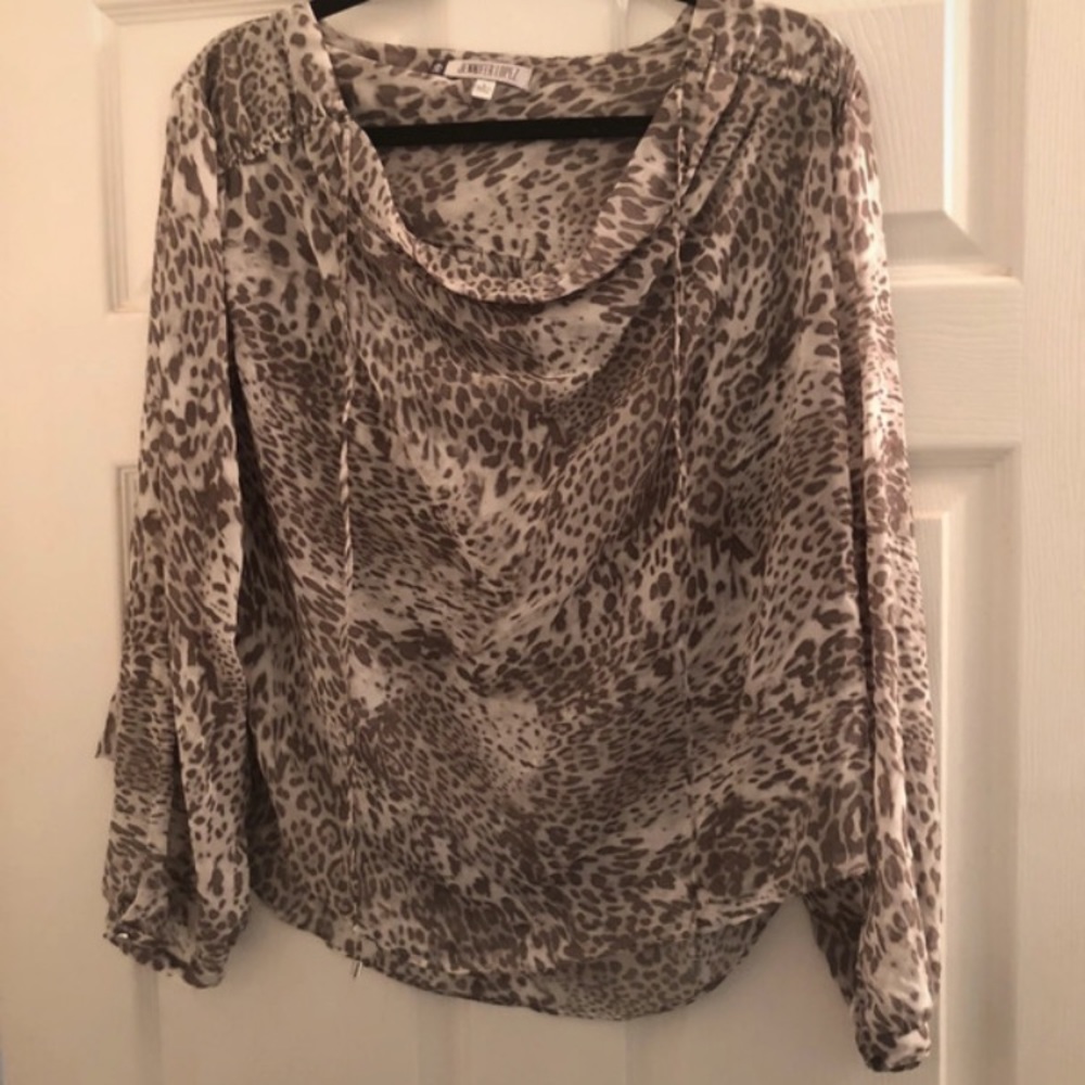 Leopard Print Blouse